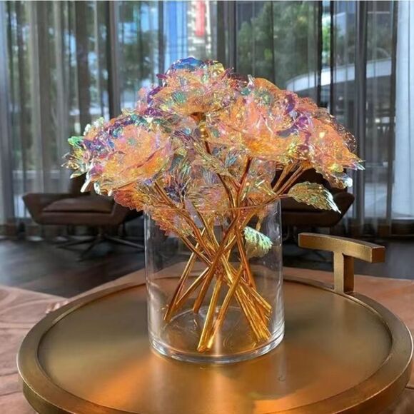 1pc Immortal Golden Roses, A Perfect Gift For Your Love - Picture 7 of 10